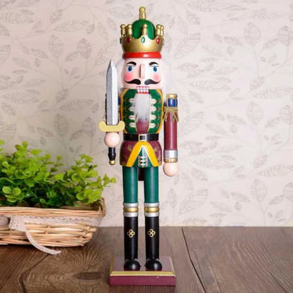 Poupée Casse-Noisette 30 cm | Décoration Classique et Durable de Noël