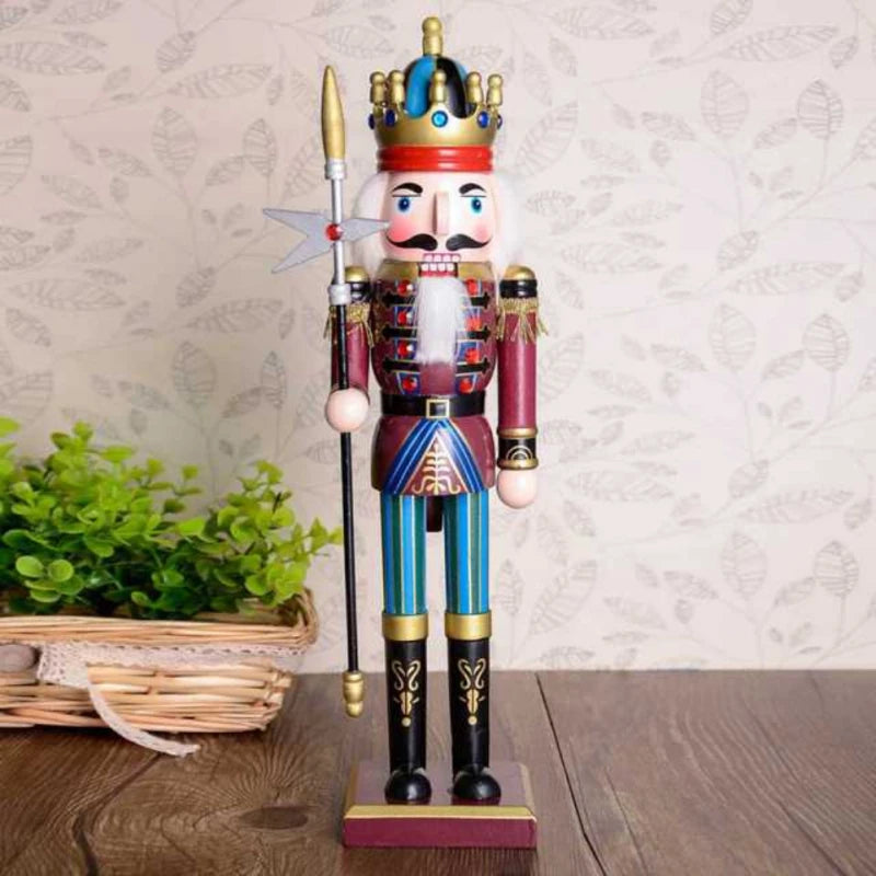 Poupée Casse-Noisette 30 cm | Décoration Classique et Durable de Noël