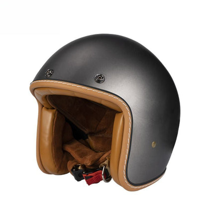 Casque Jet Rétro Léger | Confort et Style pour Motards