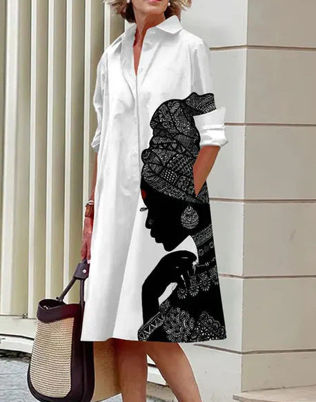 Robe Décontractée Imprimée pour Femmes | Style Estival Flatteur et Confortable