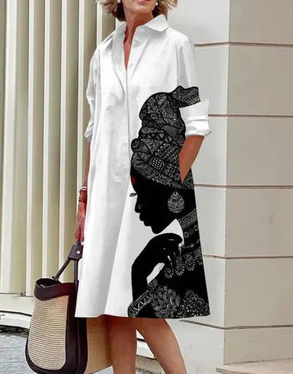 Robe Décontractée Imprimée pour Femmes | Style Estival Flatteur et Confortable