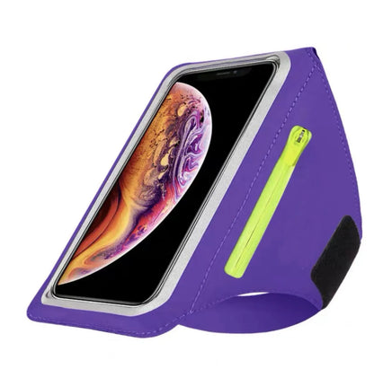 Support de Téléphone de Course Ajustable | Compartiment Pratique pour Écouteurs