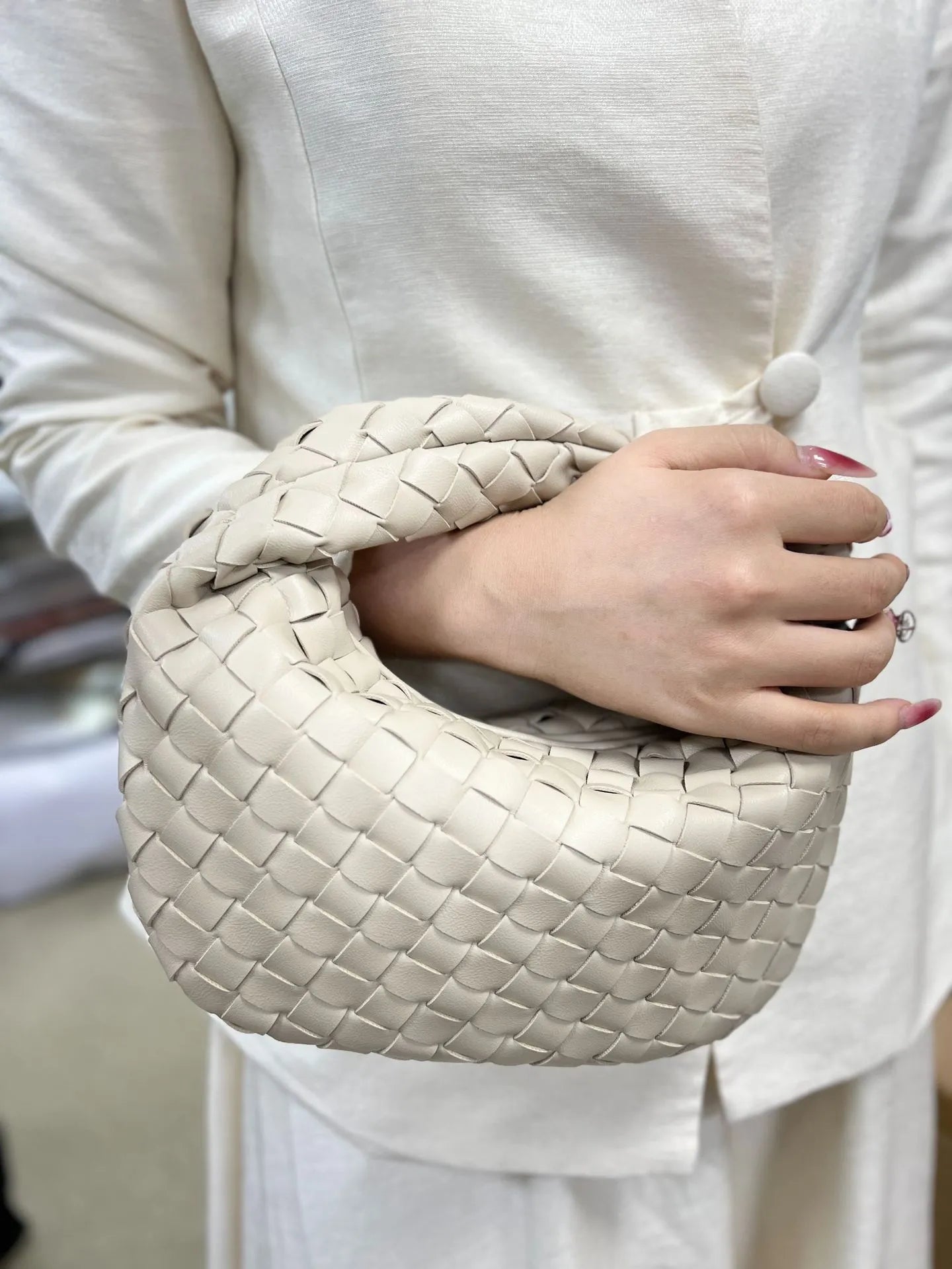 Sac à Main Tressé pour Femmes | Élégant et Spacieux en Polyuréthane
