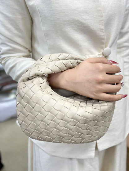 Sac à Main Tressé pour Femmes | Élégant et Spacieux en Polyuréthane