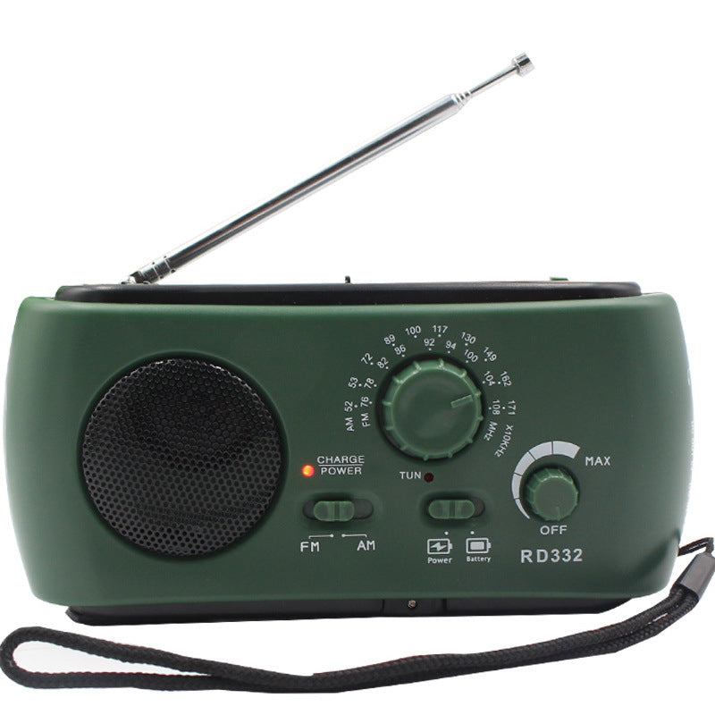 Radio d'Urgence Portable AM/FM/NOAA | Lampe de Poche LED et Résistante à l'Eau