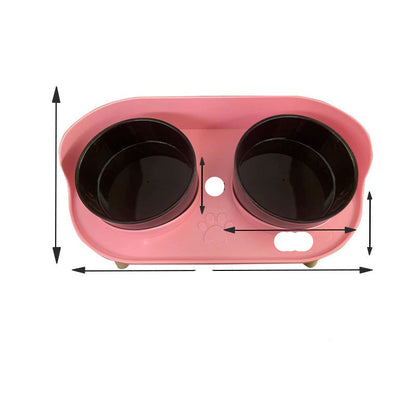 Station de Nourriture Élevée pour Chiens | Design Ergonomique et Base Antidérapante