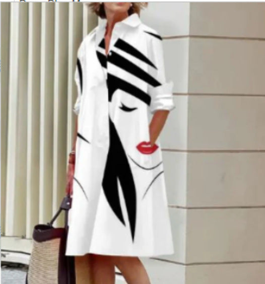 Robe Décontractée Imprimée pour Femmes | Style Estival Flatteur et Confortable