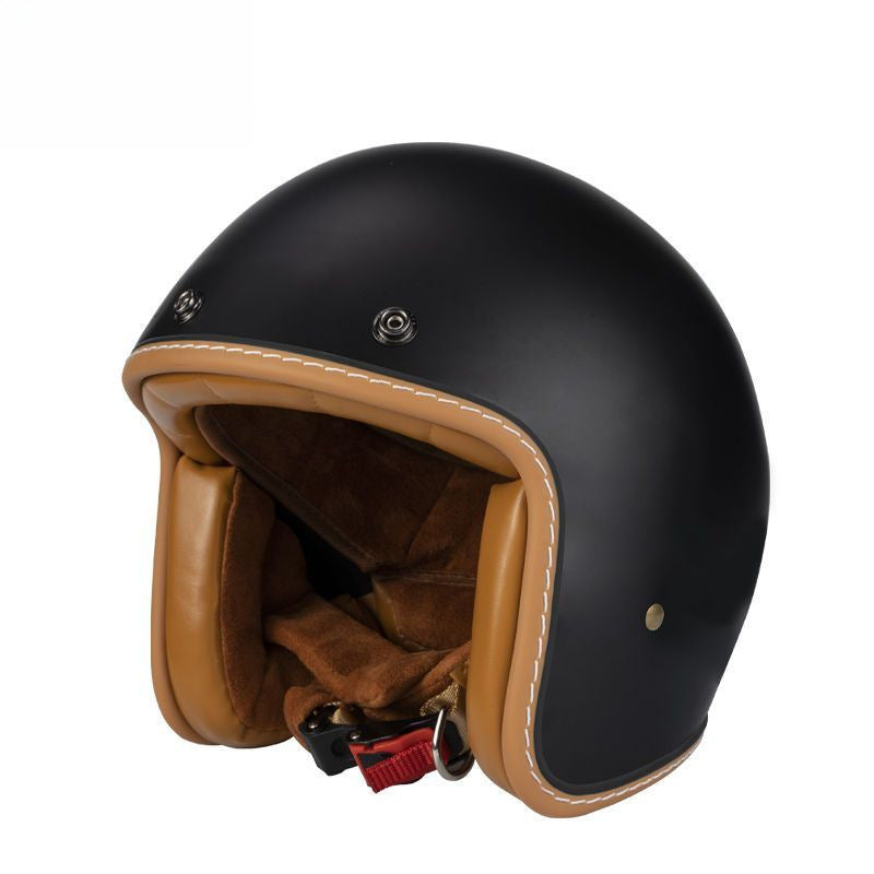 Casque Jet Rétro Léger | Confort et Style pour Motards