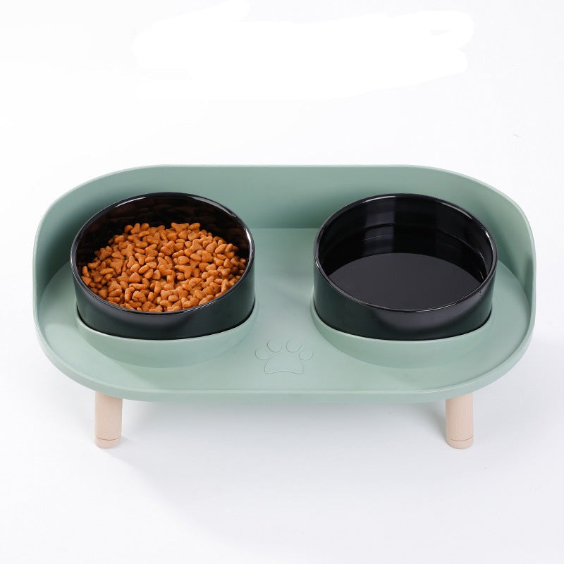 Station de Nourriture Élevée pour Chiens | Design Ergonomique et Base Antidérapante