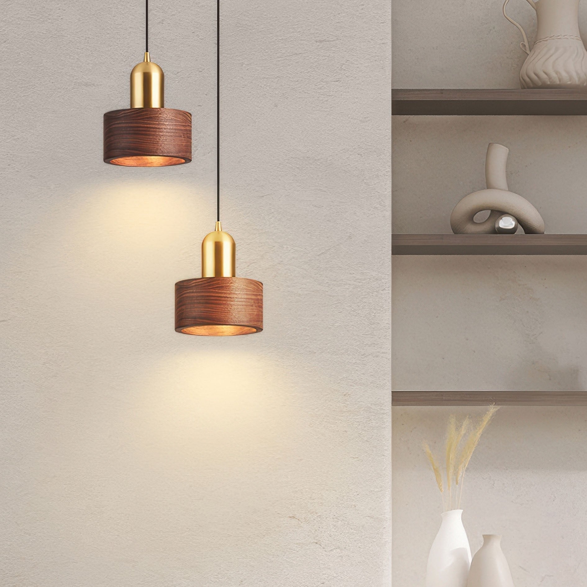 Lampe Suspendue Japonaise Moderne | Élégance Sereine pour Intérieurs