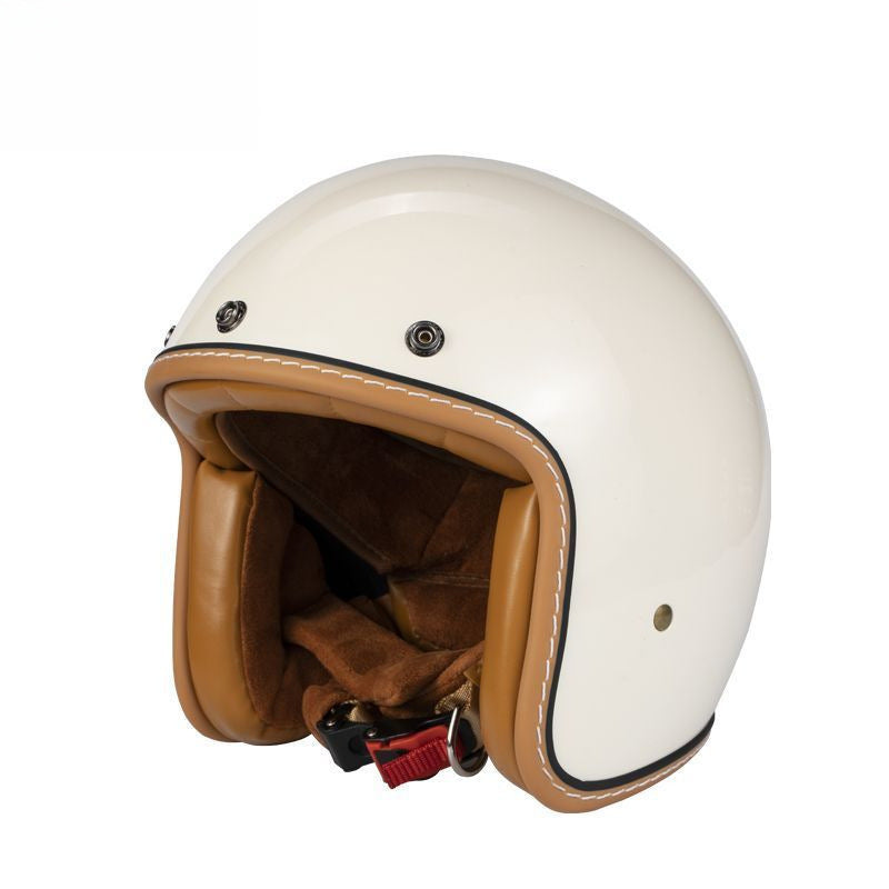 Casque Jet Rétro Léger | Confort et Style pour Motards