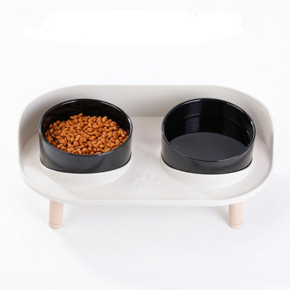 Station de Nourriture Élevée pour Chiens | Design Ergonomique et Base Antidérapante