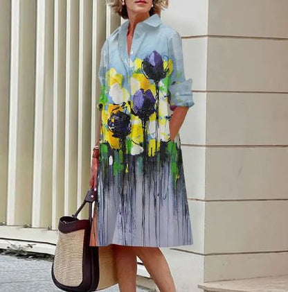 Robe Décontractée Imprimée pour Femmes | Style Estival Flatteur et Confortable