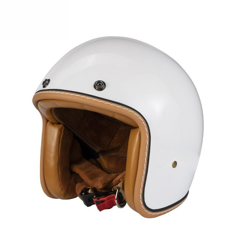 Casque Jet Rétro Léger | Confort et Style pour Motards