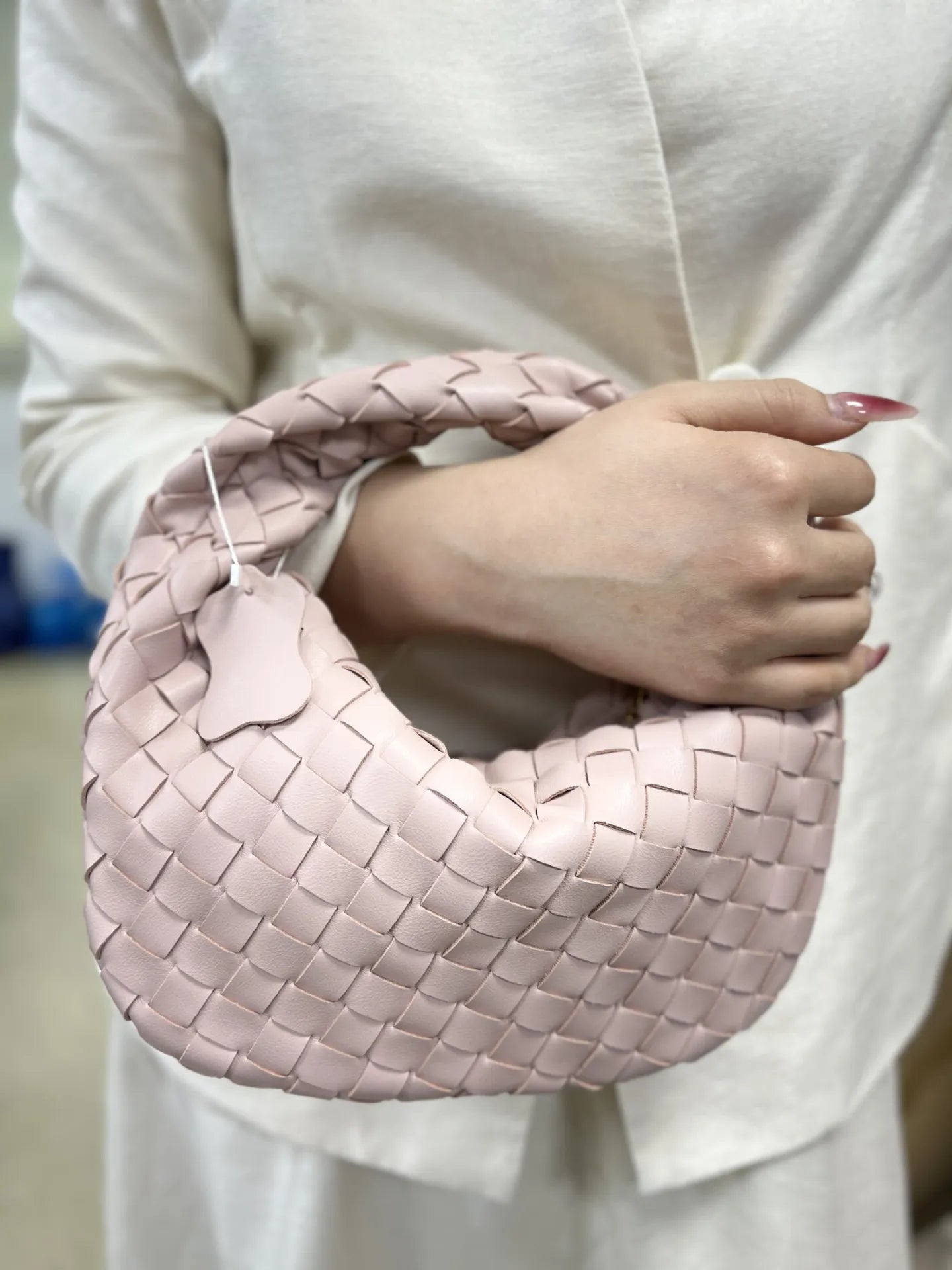 Sac à Main Tressé pour Femmes | Élégant et Spacieux en Polyuréthane