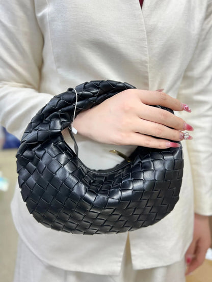 Sac à Main Tressé pour Femmes | Élégant et Spacieux en Polyuréthane