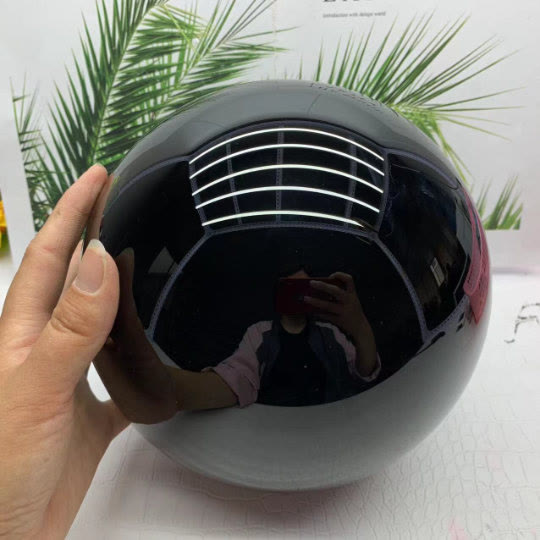 Sphère d'Obsidienne Naturelle | Décoration Énergétique et Élégante