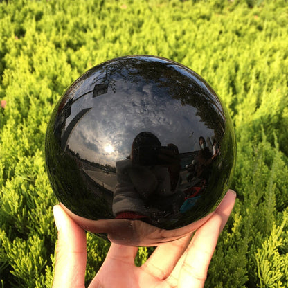 Sphère d'Obsidienne Naturelle | Décoration Énergétique et Élégante