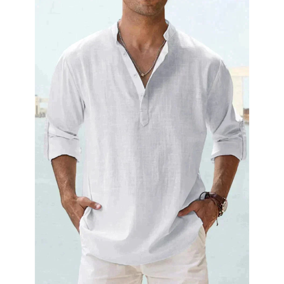 Chemise Légère à Boutons pour Hommes | Confort Respirant et Style Polyvalent