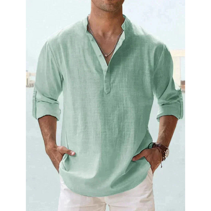Chemise Légère à Boutons pour Hommes | Confort Respirant et Style Polyvalent
