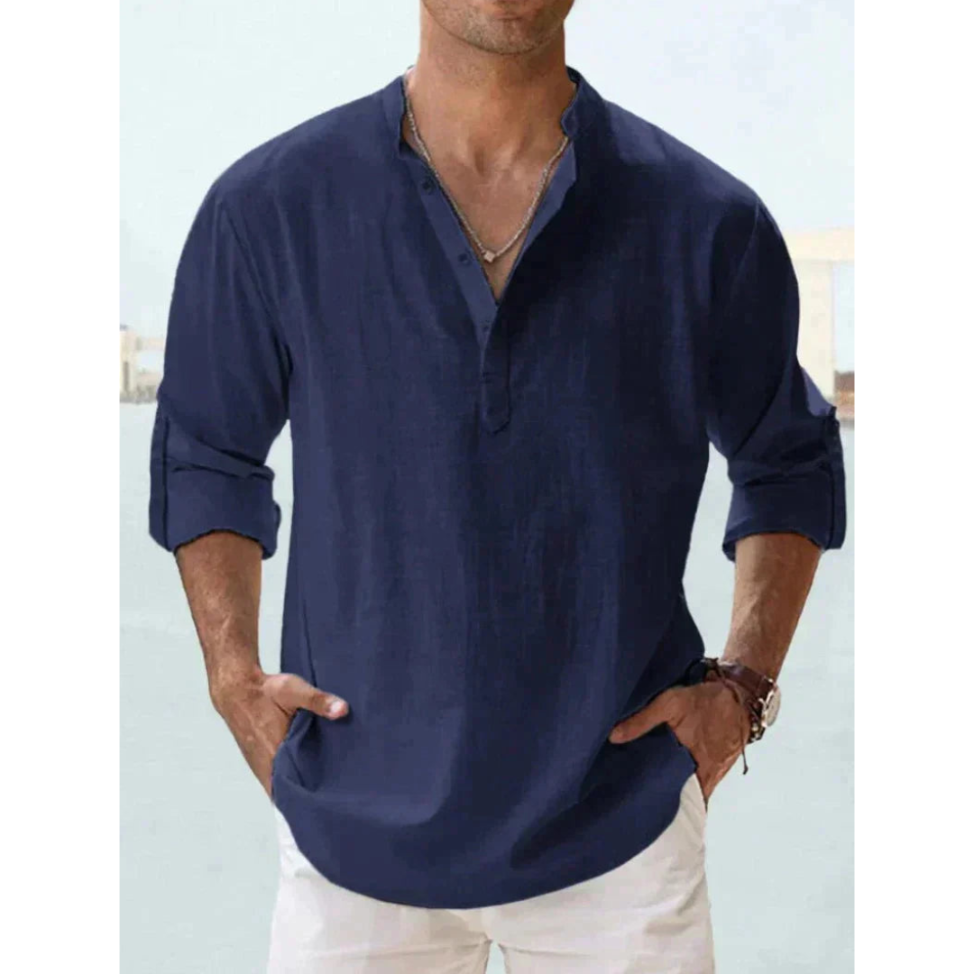 Chemise Légère à Boutons pour Hommes | Confort Respirant et Style Polyvalent