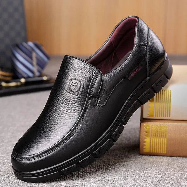 Mocassins Noirs Classiques pour Hommes | Confort et Élégance Intemporelle