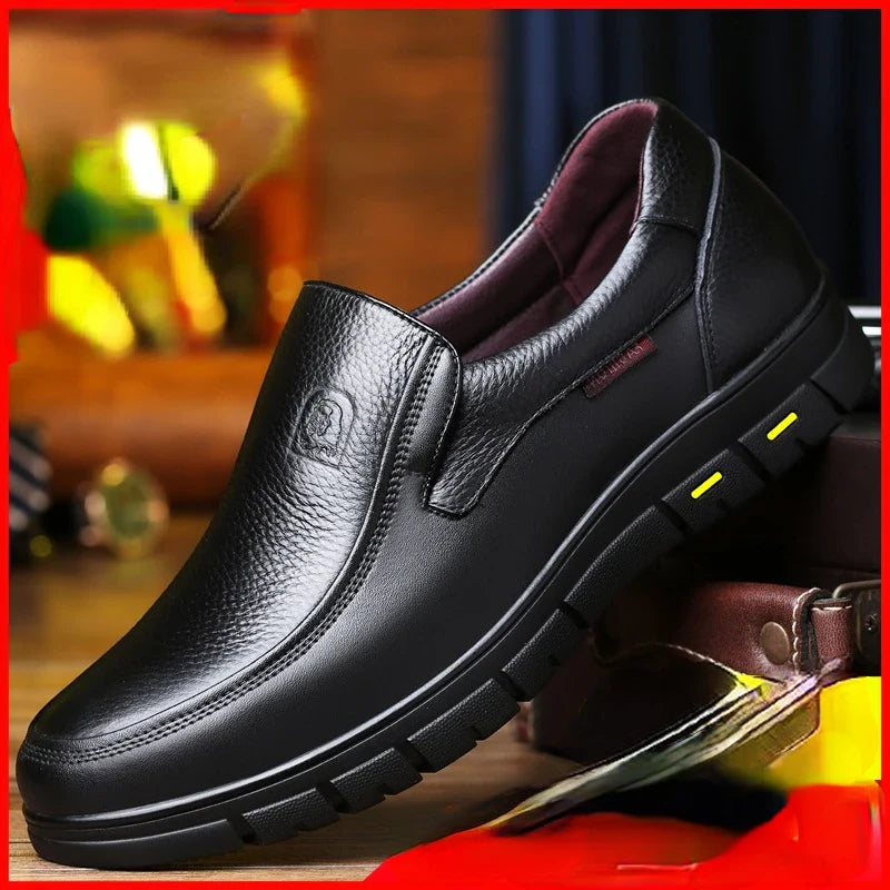 Mocassins Noirs Classiques pour Hommes | Confort et Élégance Intemporelle
