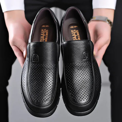 Mocassins Noirs Classiques pour Hommes | Confort et Élégance Intemporelle