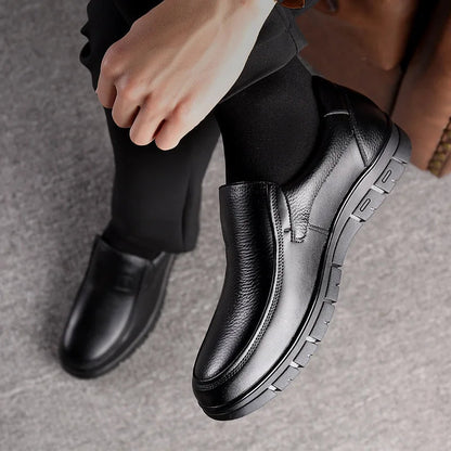 Mocassins Noirs Classiques pour Hommes | Confort et Élégance Intemporelle
