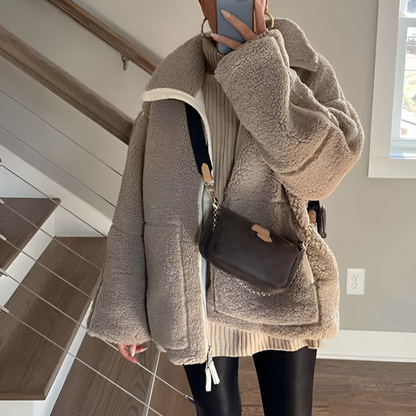 Veste en Fleece Teddy Douce | Chaleur et Confort pour Jours Froids