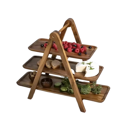 Plateau en Bois Naturel | Élégance et Polyvalence pour Servir