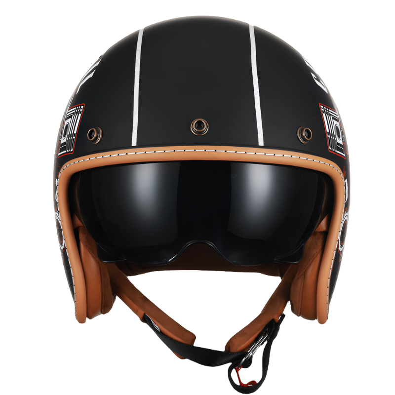 Casque Ouvert Léger en ABS | Confort et Protection pour Motards