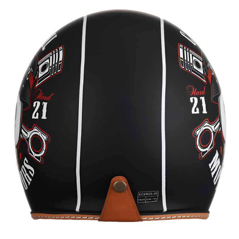 Casque Ouvert Léger en ABS | Confort et Protection pour Motards