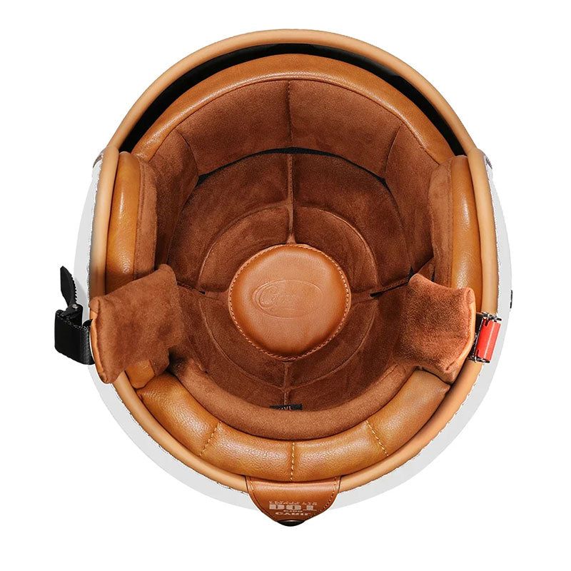 Casque Jet Léger en ABS | Confort et Style Rétro sur la Route