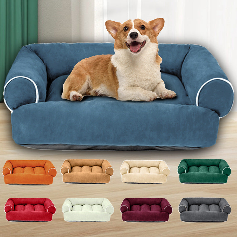 Lit Orthopédique pour Chien | Housse Lavable et Soutien Articulaire