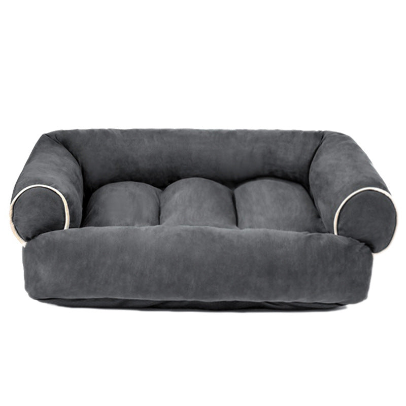 Lit Orthopédique pour Chien | Housse Lavable et Soutien Articulaire