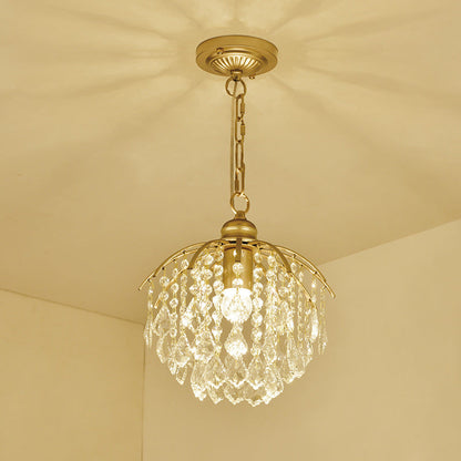 Lustre en Cristal Élégant pour Salon | Luxe et Atmosphère Raffinée