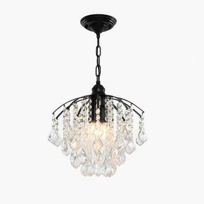 Lustre en Cristal Élégant pour Salon | Luxe et Atmosphère Raffinée