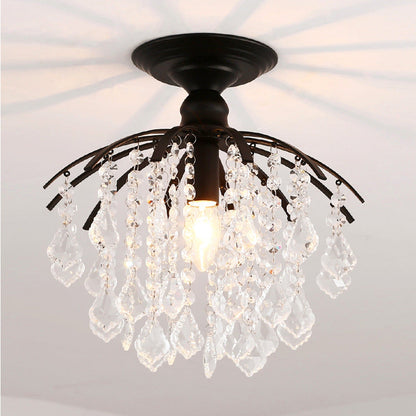 Lustre en Cristal Élégant pour Salon | Luxe et Atmosphère Raffinée