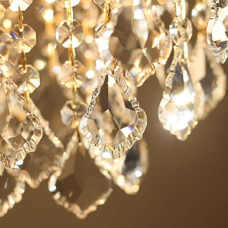 Lustre en Cristal Élégant pour Salon | Luxe et Atmosphère Raffinée