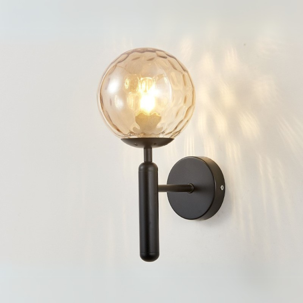 Applique Murale Sphérique Contemporaine | Design Scandinave et Atmosphère Chaleureuse