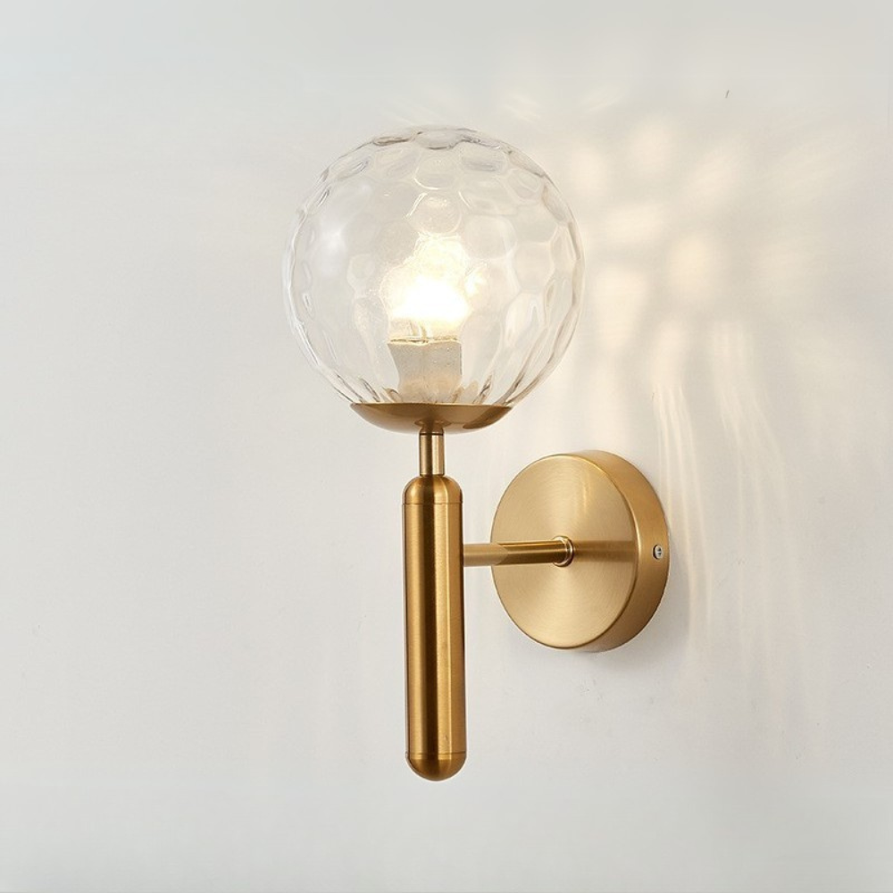 Applique Murale Sphérique Contemporaine | Design Scandinave et Atmosphère Chaleureuse