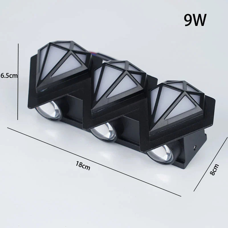 Lampe Murale LED Extérieure | Design Moderne et Étanche pour Jardins
