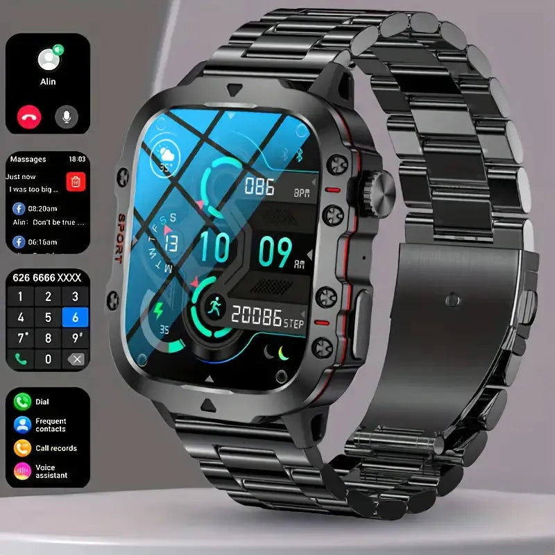 Montre Connectée Sportive pour Aventuriers | Suivi de Santé et Autonomie Longue Durée