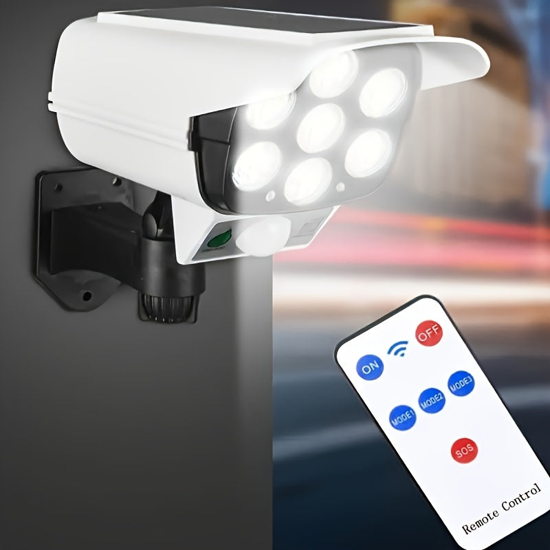 Projecteur Solaire de Sécurité | Éclairage Résistant aux Intempéries et Automatique