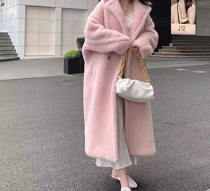 Manteau Teddy Oversized Femme | Douceur et Élégance pour l'Hiver