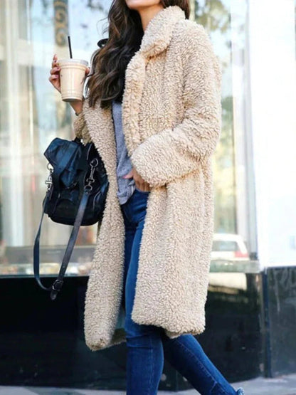 Manteau Teddy Oversize Femme | Confort et Élégance en Hiver