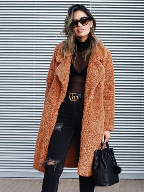 Manteau Teddy Oversize Femme | Confort et Élégance en Hiver