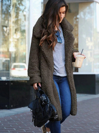 Manteau Teddy Oversize Femme | Confort et Élégance en Hiver
