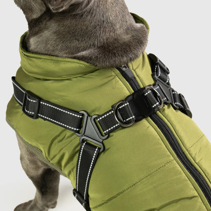 Manteau Imperméable pour Chien | Harnais Intégré et Confort Optimal
